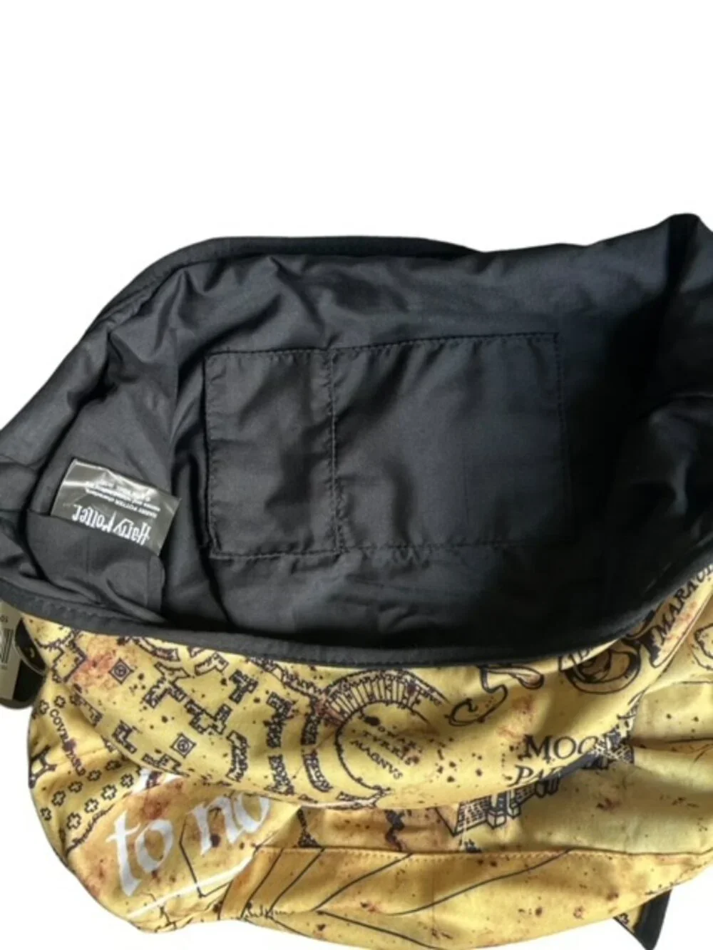 Harry Potter Hot Topic The Marauder's Map Wizard Hobo Tote Bag Purse